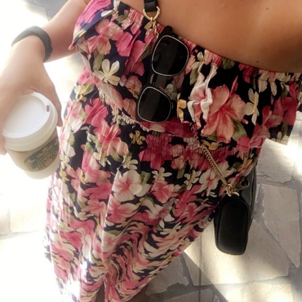 Floral beach dress